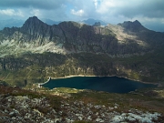 69 Lago Colombo con Becco, Corni di Sardegnana e Torretta... 